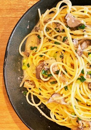 きのことたらこのパスタ-レシピのメイン写真