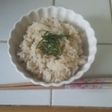 梅干しとかつおぶしの炊き込みご飯