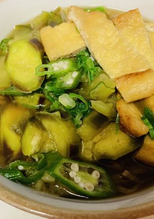 茄子と揚げでお蕎麦-レシピのメイン写真