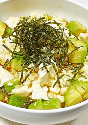 罪悪感なし!柚子胡椒のアボカド豆腐サラダ-レシピのメイン写真