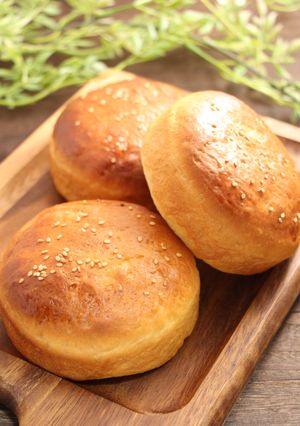 簡単！ハンバーガー用バンズの焼き方-レシピのメイン写真