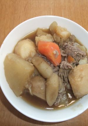 いろいろ野菜の肉じゃが？なのに里芋で-レシピのメイン写真