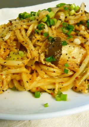 【コク旨☆ピリ辛】豚キムチ焼きうどん-レシピのメイン写真