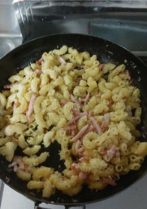 マカロニベーコンパン粉炒め-レシピのメイン写真