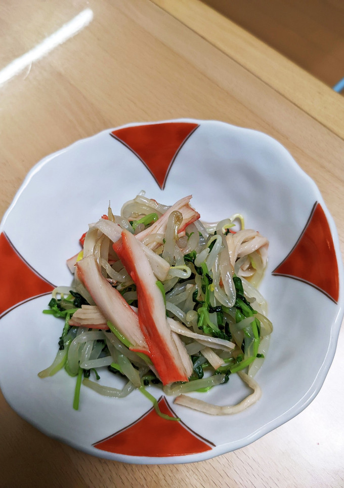 もやしと豆苗の和え物-レシピのメイン写真