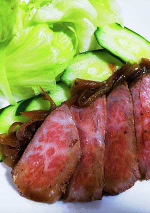 和風ローストビーフ(わさび粉で)-レシピのメイン写真