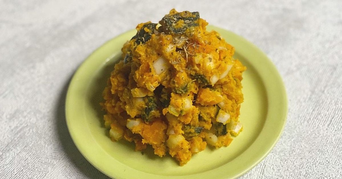 かぼちゃと玉葱 かぼちゃとシャキシャキ玉ねぎのサラダ♡ by 野菜ソムリエmiwa