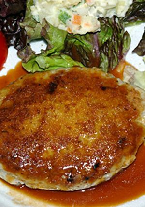 レンコン豆腐入りハンバーグ-レシピのメイン写真