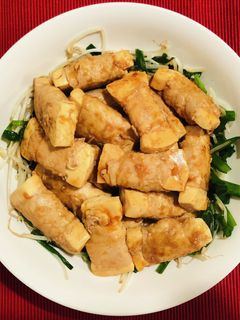 肉巻き豆腐の生姜焼き-レシピのメイン写真