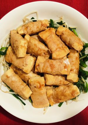 肉巻き豆腐の生姜焼き-レシピのメイン写真