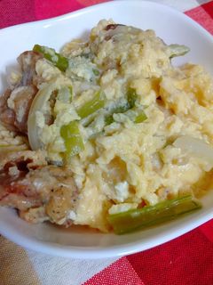 鶏からのたまご丼-レシピのメイン写真