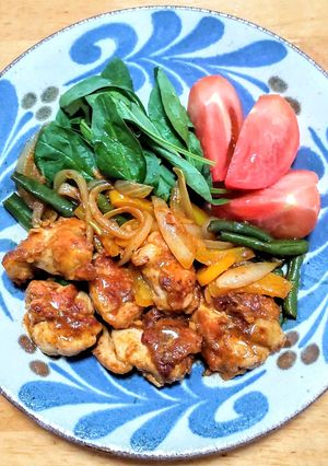 町中華の鶏もも肉カレー炒め-レシピのメイン写真