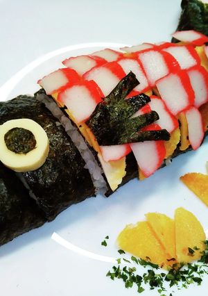 鯉のぼり巻き寿司(こどもの日)-レシピのメイン写真