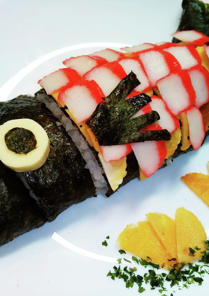 鯉のぼり巻き寿司(こどもの日)-レシピのメイン写真