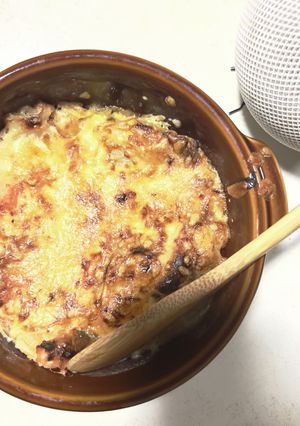 コンソメ不使用・鮭としめじのグラタン♪-レシピのメイン写真