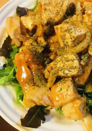 鶏肉のケチャップ&チーズ炒め-レシピのメイン写真