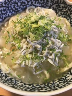 しらす&冬瓜のおろし餡かけ風煮込みうどん-レシピのメイン写真