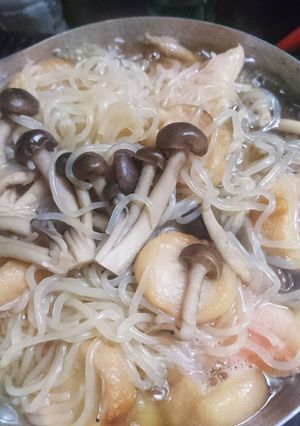 糸こんにゃくとお麩としめじの煮物-レシピのメイン写真