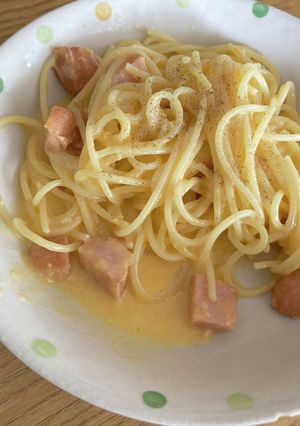 簡単カルボナーラ-レシピのメイン写真