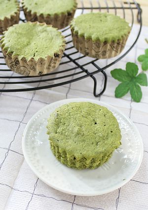 ［糖質制限］おからの抹茶小豆蒸しパン-レシピのメイン写真