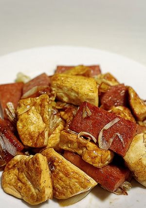 ポーク(スパム)と豆腐のチャンプルー-レシピのメイン写真