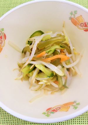 茎わかめのあえ物@倉敷市学校給食-レシピのメイン写真