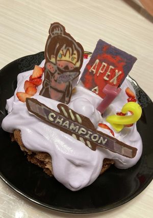 キャラケーキ(プレート)APEX レイス-レシピのメイン写真
