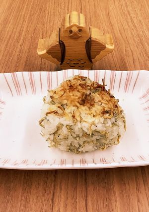 【大崎市】じゃこの焼きおにぎり【食育】-レシピのメイン写真