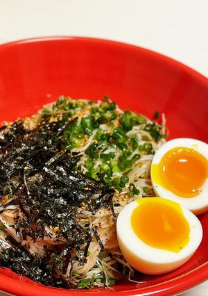 スプラウト&油そうめん-レシピのメイン写真
