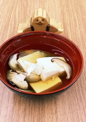【大崎市】豆腐と野菜のすまし汁【食育】-レシピのメイン写真