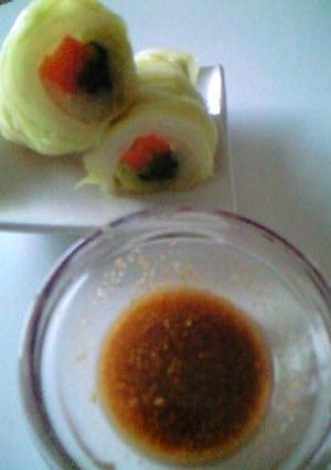 簡単　ミツカン味ぽんで中華風ドレッシング-レシピのメイン写真