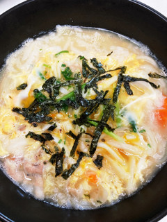 豚汁でうどん雑炊(*^^*)♪-レシピのメイン写真