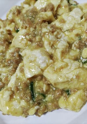 カレー粉で、簡単カレー麻婆豆腐-レシピのメイン写真