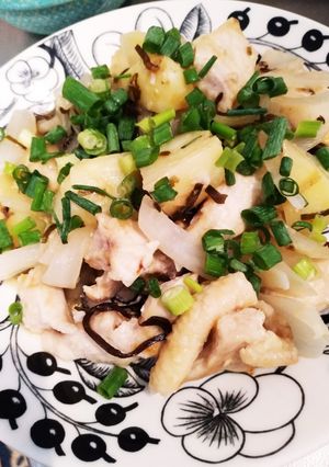 鶏胸肉とじゃがいもの塩昆布炒め-レシピのメイン写真