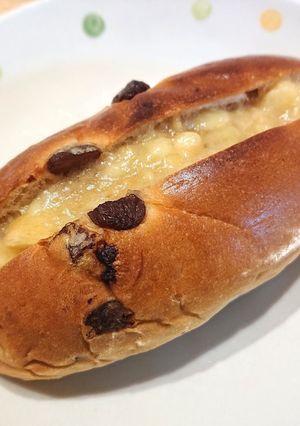 市販品でバナナはちみつホットレーズンパン-レシピのメイン写真