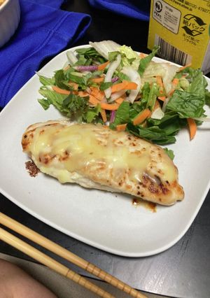 ヘルシー！ささみの大葉梅チーズステーキ-レシピのメイン写真
