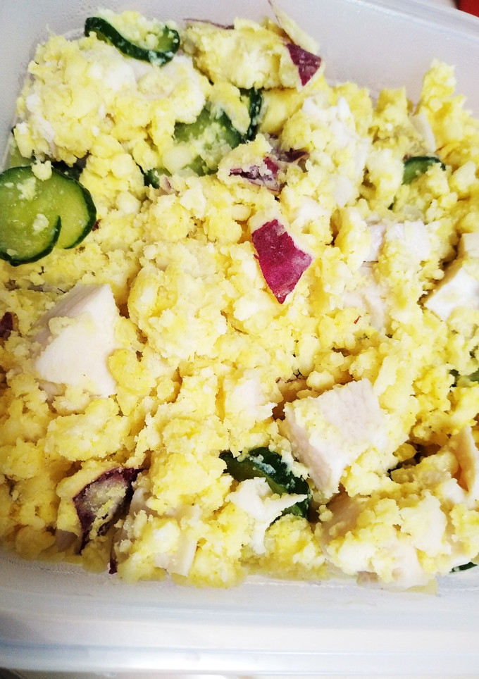 簡単副菜♪さつまいものカレーマヨサラダ-レシピのメイン写真