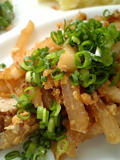 大根の甘辛炒め★あげ玉in-レシピのメイン写真