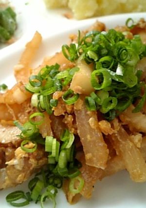 大根の甘辛炒め★あげ玉ｉｎ-レシピのメイン写真