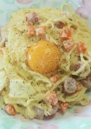 簡単カルボナーラ-レシピのメイン写真