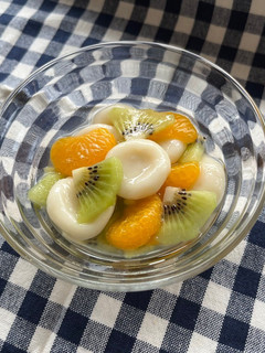 豆腐の白玉フルーツポンチ-レシピのメイン写真
