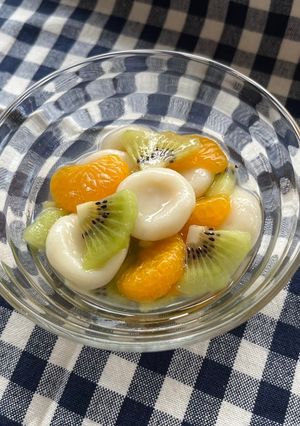 豆腐の白玉フルーツポンチ-レシピのメイン写真