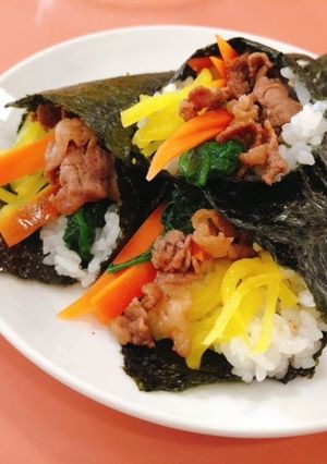 韓国風手巻き寿司-レシピのメイン写真