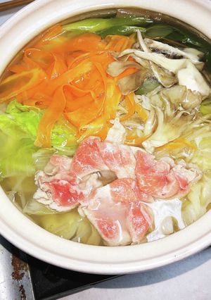 我が家の、野菜鍋〜味無し-レシピのメイン写真