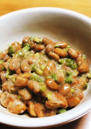 シャキシャキ美味しいモロヘイヤ納豆-レシピのメイン写真