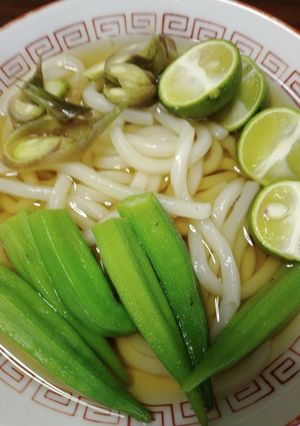 簡単サッパリ失敗無しのスダチうどん-レシピのメイン写真
