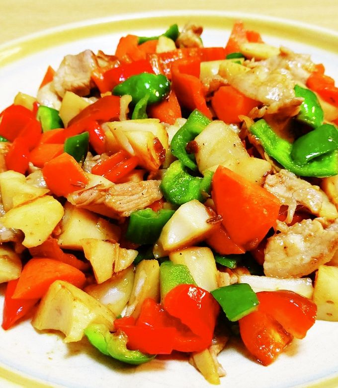 しょうゆの実”De肉野菜炒め。 by いくおっちゃん 【クックパッド