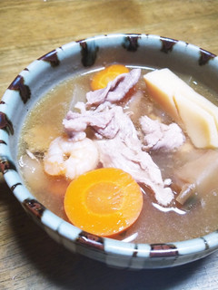 冬瓜と豚肉、筍、人参のスープ-レシピのメイン写真