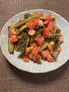 山椒香るゴーヤとトマトの和え物-レシピのメイン写真