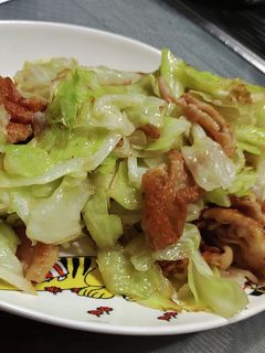 鶏皮とキャベツの炒め物-レシピのメイン写真